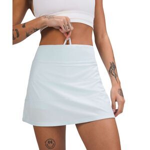 Lululemon Pace Rival Mid-Rise Skirt in Powder Blue W8AE0T Women's Size 6